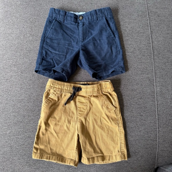 Janie and Jack Other - Toddler Boys 4T Shorts 2PC Set Bundle Navy Blue Janie & Jack Tan Street Rules